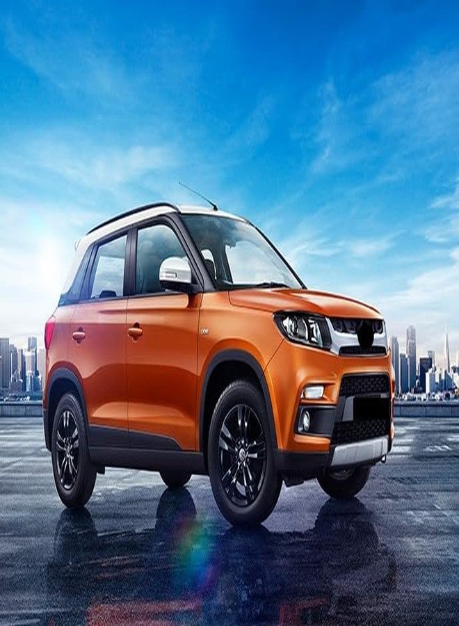 BIGfun TOYS Pull Back Vitara BREEZA CAR Toy for Kids| Wonderful Design and Bold Looks. | Miniature Scaled Models|BREEZA GADDI (Colour as in Stock) 15 - Image 1